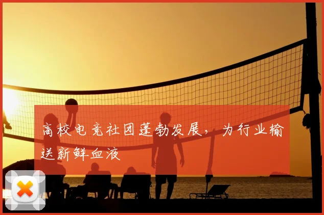 高校电竞社团蓬勃发展，为行业输送新鲜血液